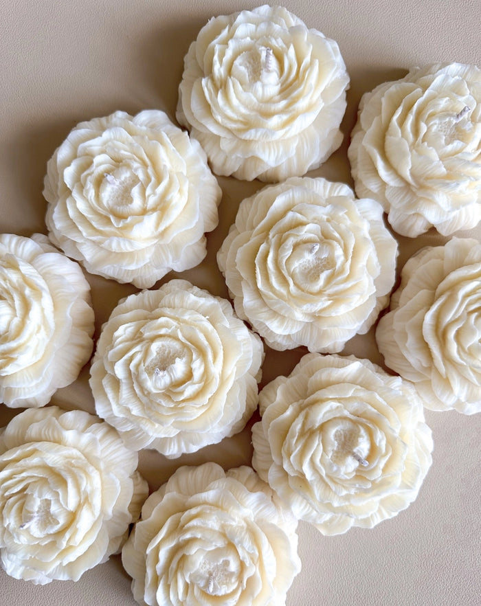 DECORATIVE CANDLE - PEONY